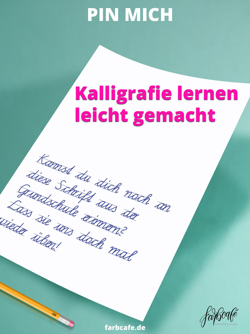 Der schnelle Weg zur hübschen Schönschrift. 15 Minuten täglich für eine Woche üben. Sieh dir dann deine Ergebnisse an!